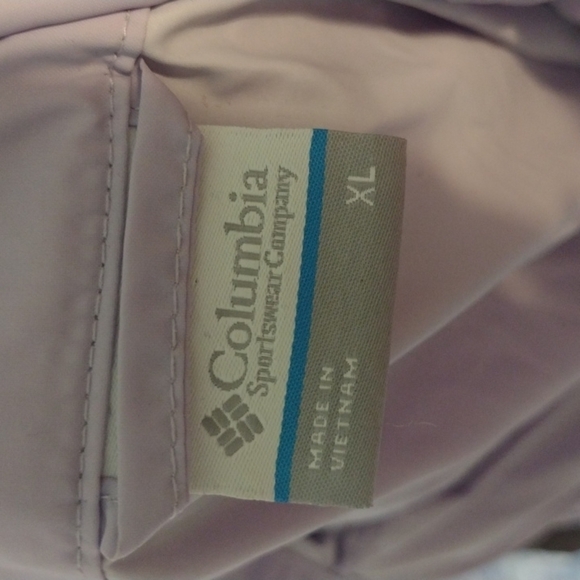 Columbia Lavender Hioded windbreaker size XL - Picture 5 of 6